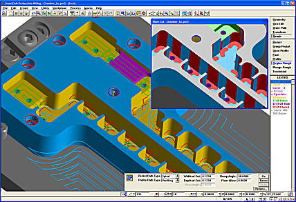 Restmill roughing process identifies areas for re-machining