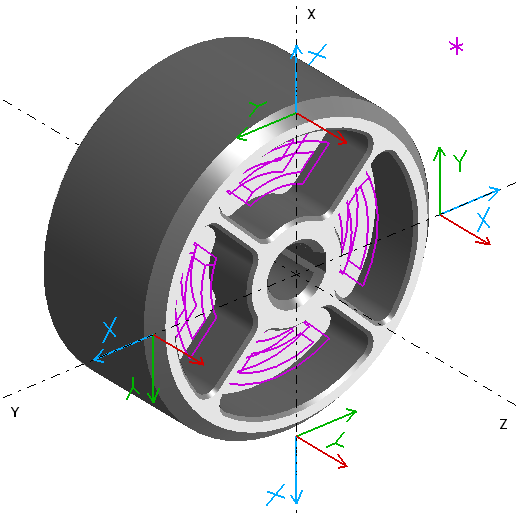 Advanced Turning Index Milling on Face Workplanes
