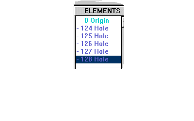 List view with Hidden elements filtered from display, in this case after having chosen the new Hide Unselected command