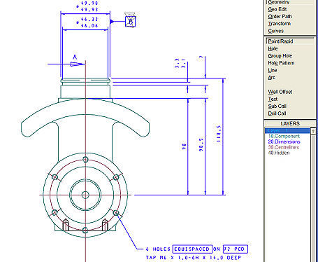CAD data imported to pre-named and specified layers using New Layer Mapping and Filtering Options