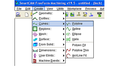 MNew menu highlighting and Pull-right menu direct access to all toolbox commands.