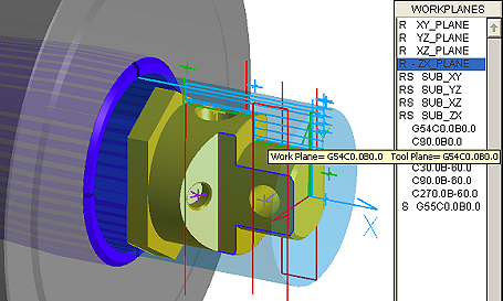 New long name capability allows workplane names to be formatted as desired for output in the NC-code file