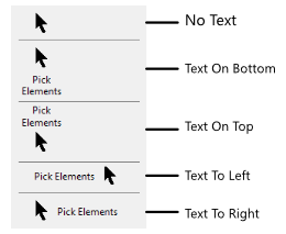 Text on Toolbars